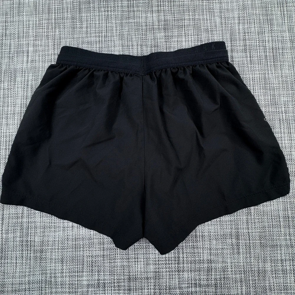 Gymshark Mens Lined Running Training Shorts Black Small Drawstring Athletic